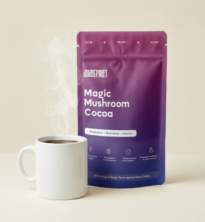 Coffee with mushrooms
